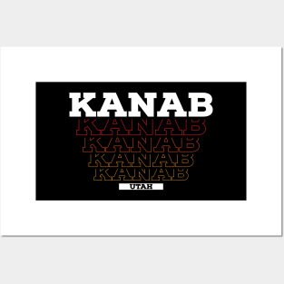 Kanab Utah USA Vintage Sunset Tshirt Posters and Art